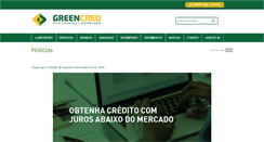 Desktop Screenshot of greencred.com.br