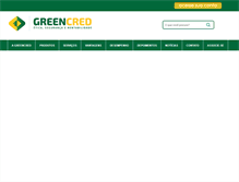 Tablet Screenshot of greencred.com.br